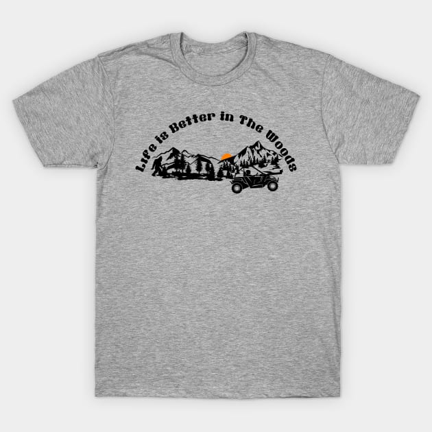 ATV Camping T-Shirt by VikingHeart Designs